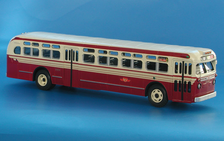 1956 GM TDH-5105 (Toronto Transit Commission 1540-1559 series).